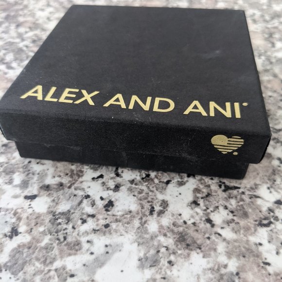 ALEX AND ANI Emerald Swarovski Charm Bangle - Picture 7 of 9